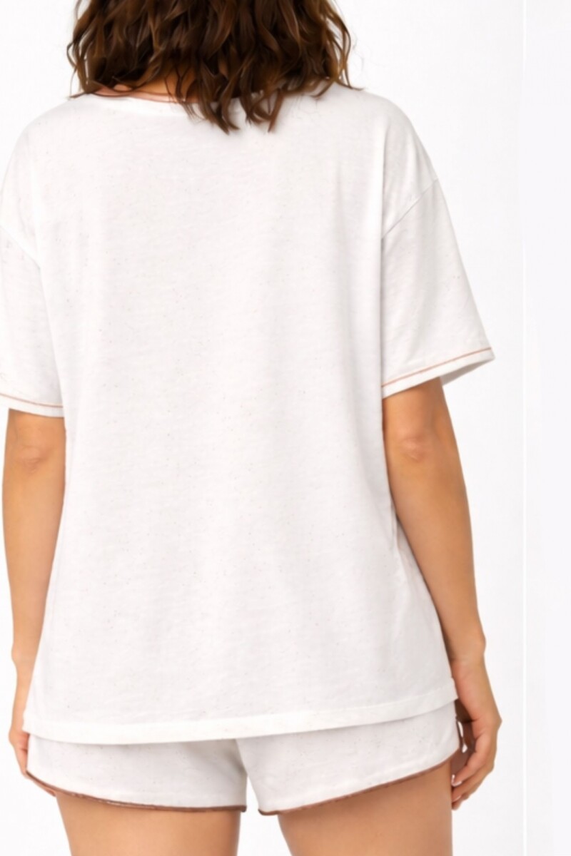 Pijama Dada Viscosa Lino Beige