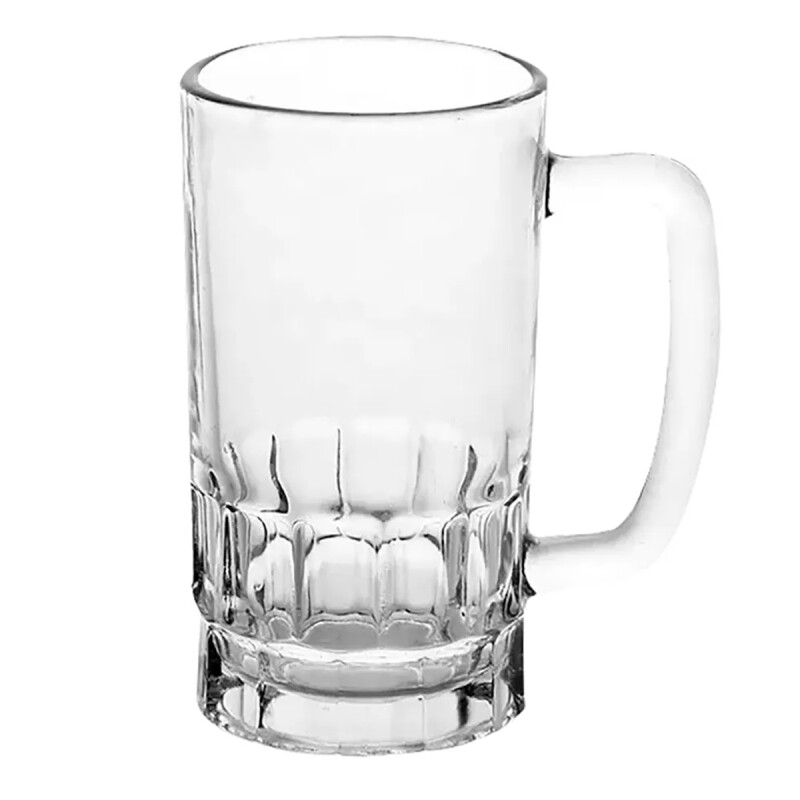 Set x4 Jarra cerveza 350ml vidrio millenium TRANSPARENTE