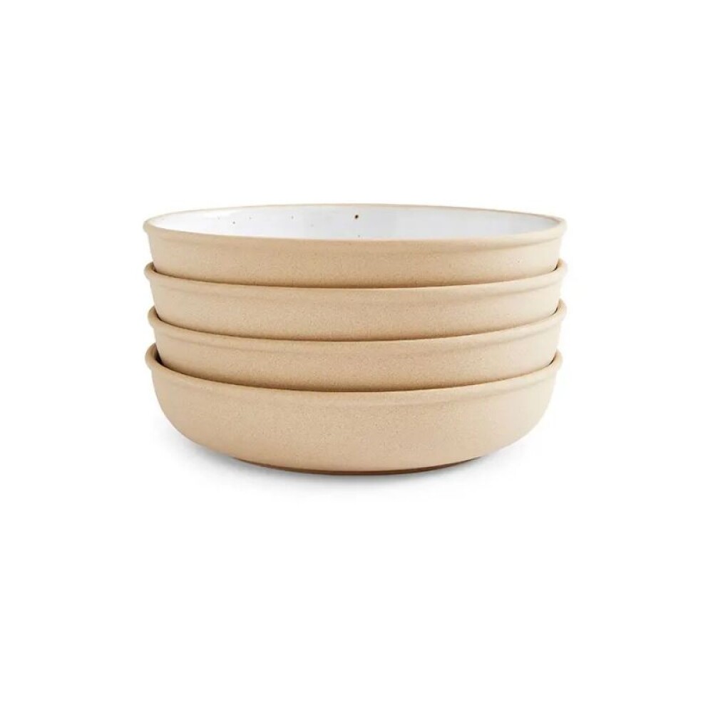 PORTMEIRION MINERALS BOWL BAJO 22CM MOONSTONE SET X 4 PORTMEIRION MINERALS BOWL BAJO 22CM MOONSTONE SET X 4