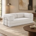 Sillón Cama Teddy 2 Cuerpos White