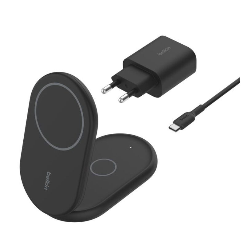 Cargador Inalambrico Belkin 2in1 Pad 15W Usb-C WIZ021VFBK Cargador Inalambrico Belkin 2in1 Pad 15W Usb-C WIZ021VFBK