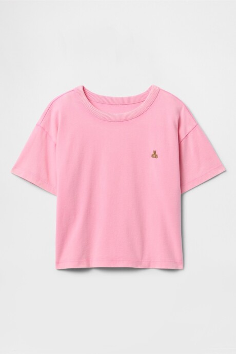 Remera Washed Toddler Niño May Pink