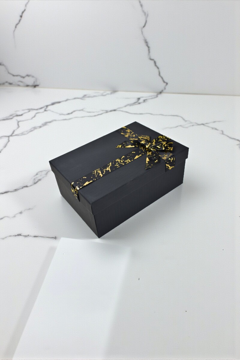 Caja rigida - 13,5x20,5x7,5 cm - NEGRO 