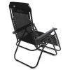 Reposera Silla Camastro Plegable Arye Confort Negro