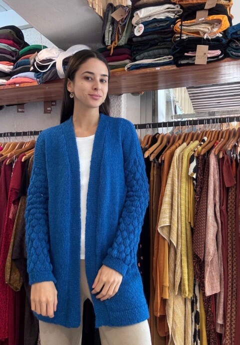 Saco tejido Azul