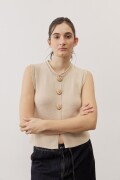 Chaleco Teixit BEIGE