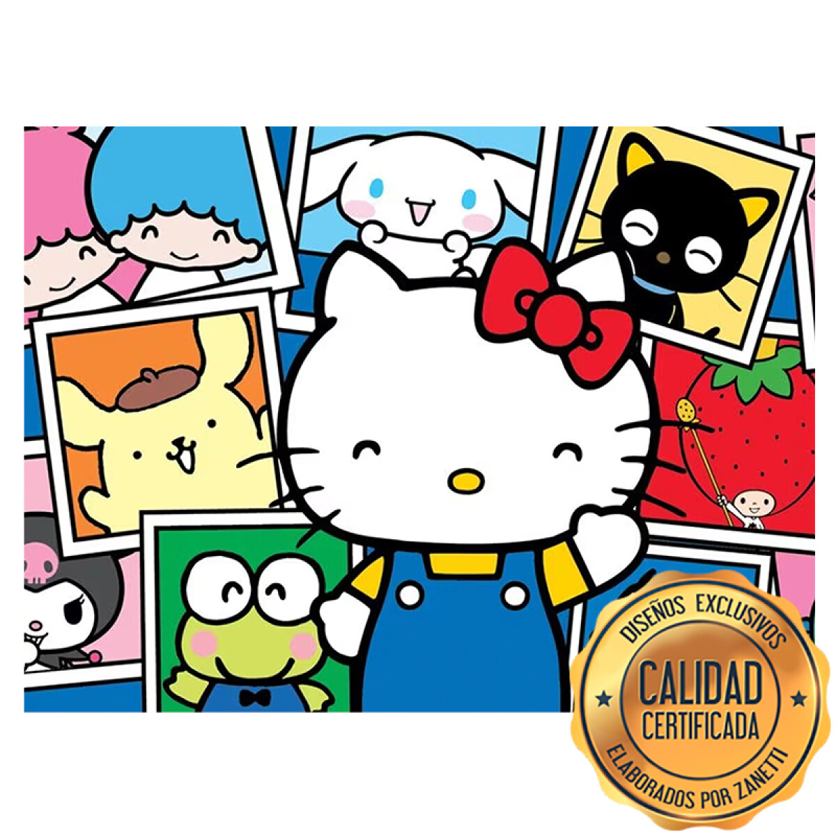 Lámina Hello Kitty - Colores Rect. 