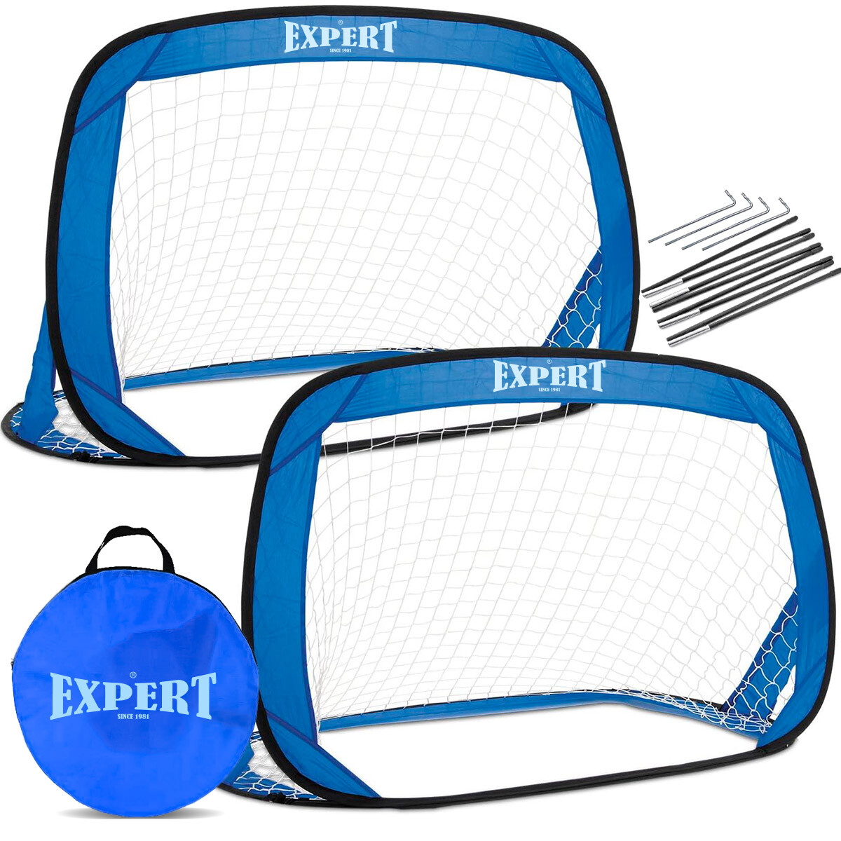 Arco Fútbol Plegable Expert Pop Up X 2 120cm x80cm - Dep009007 