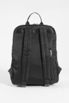 Mochila con cordón y bolsillo negro