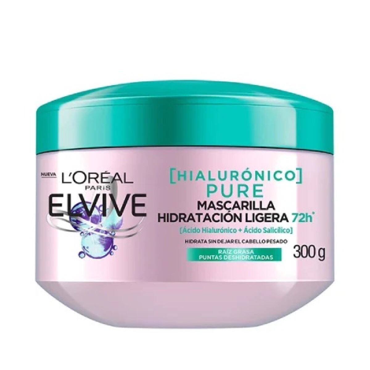 Crema De Tratamiento Elvive Hidra Hialuronico Pure 300 ml 