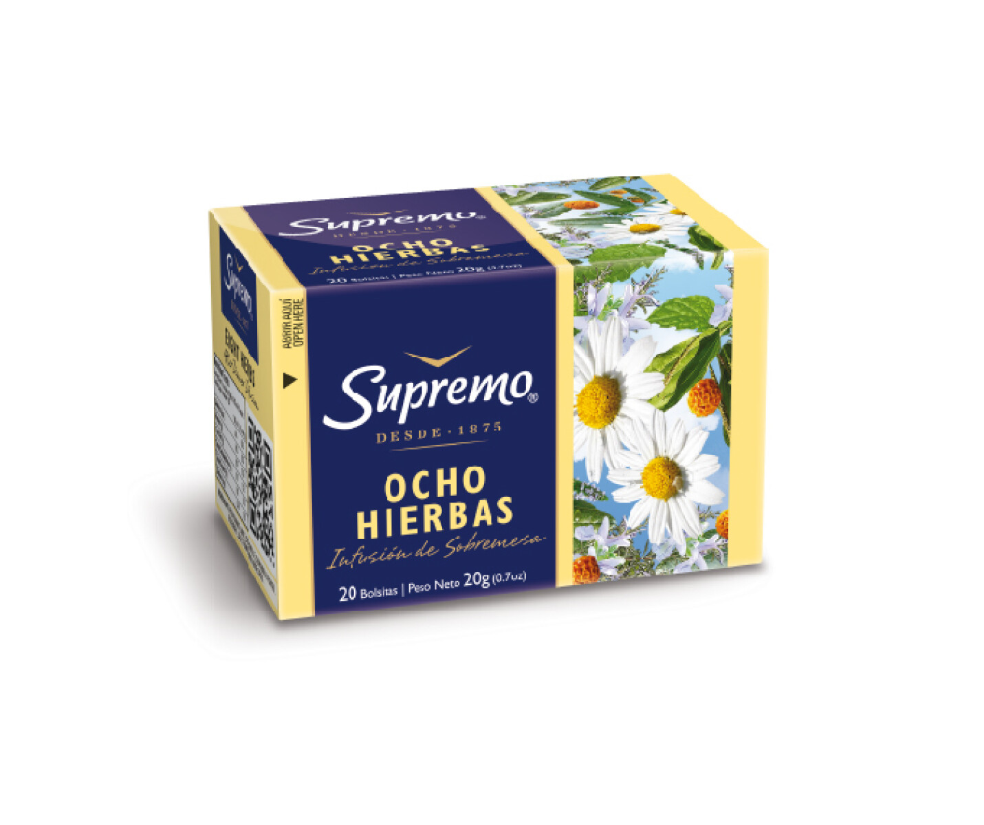 TE SUPREMO 8 HIERBAS x 20 sob 
