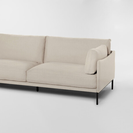 Sofá con chaise COSTA BEIGE - IZQUIERDO