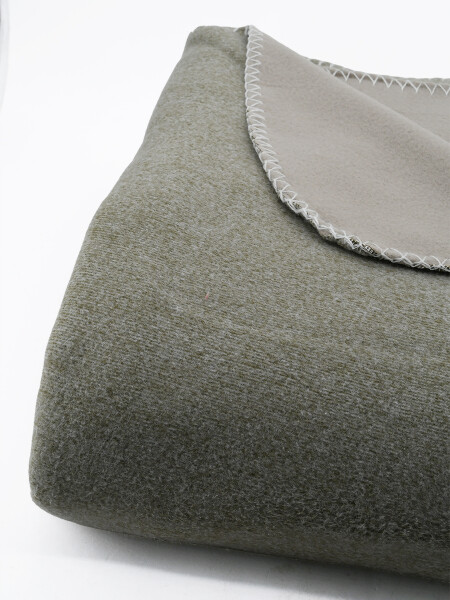 MANTA FRANELA 2 PLAZAS GRIS