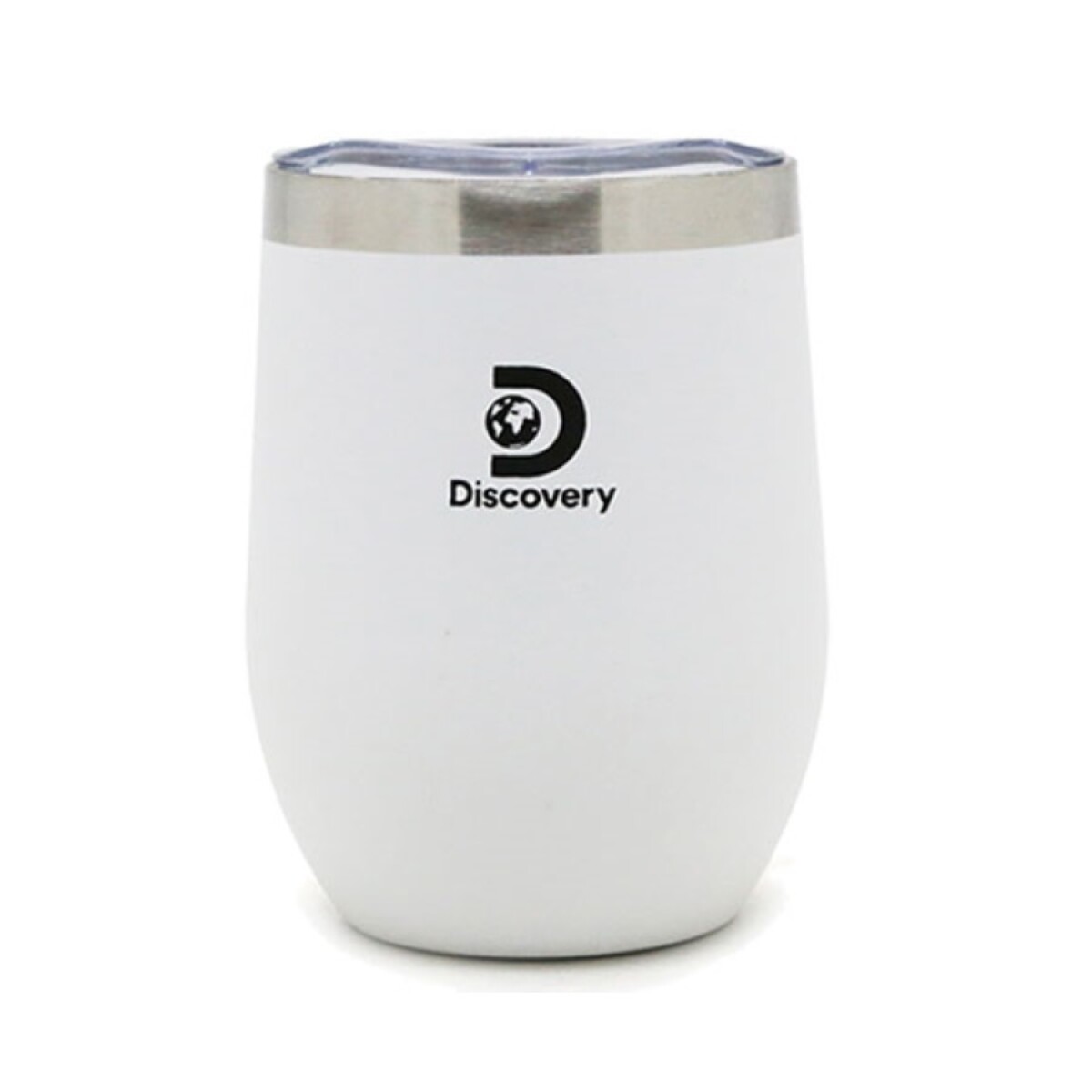 Mate de Acero Discovery con Tapa 280ML - BLANCO 