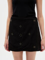 Short Pollera Closia Negro