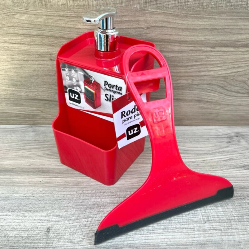 Kit fregadero de cocina ROJO