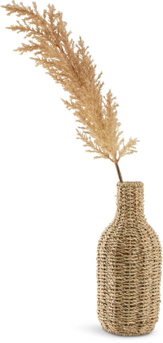 Jarrón KRESTOFF Ø15xA31cm ratán 