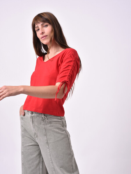 REMERA AMATISTA ROJO OSCURO