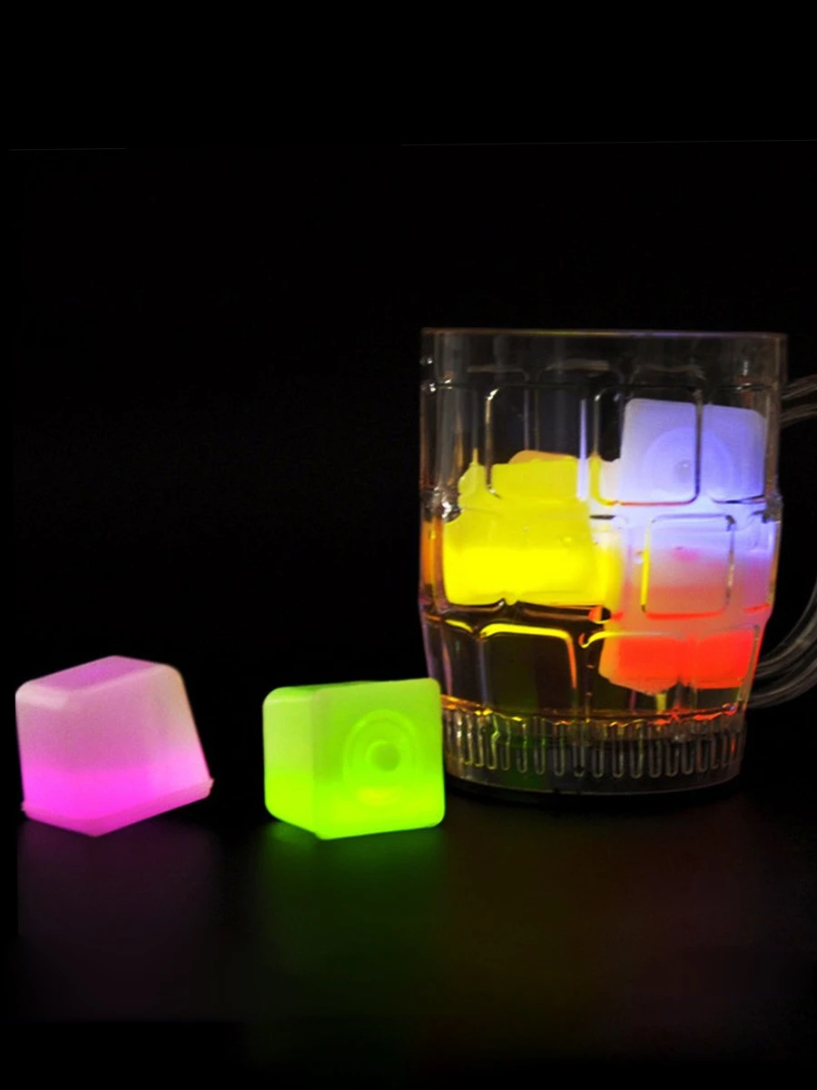 CUBOS P/HIELO NEON X12 - MULTICOLOR 