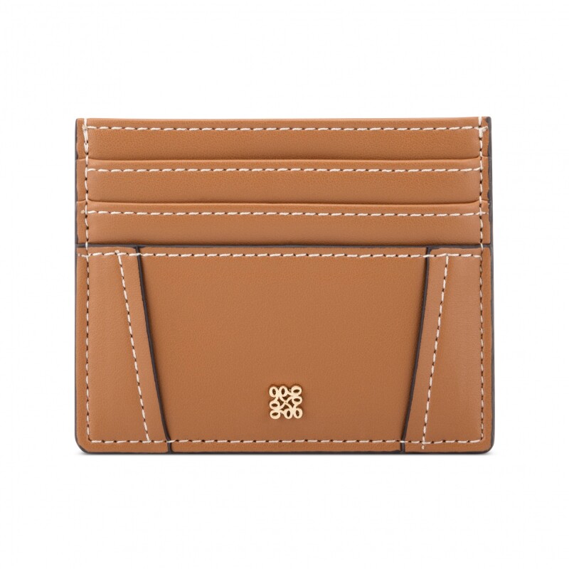 Fleura Slg Card Case Brandy