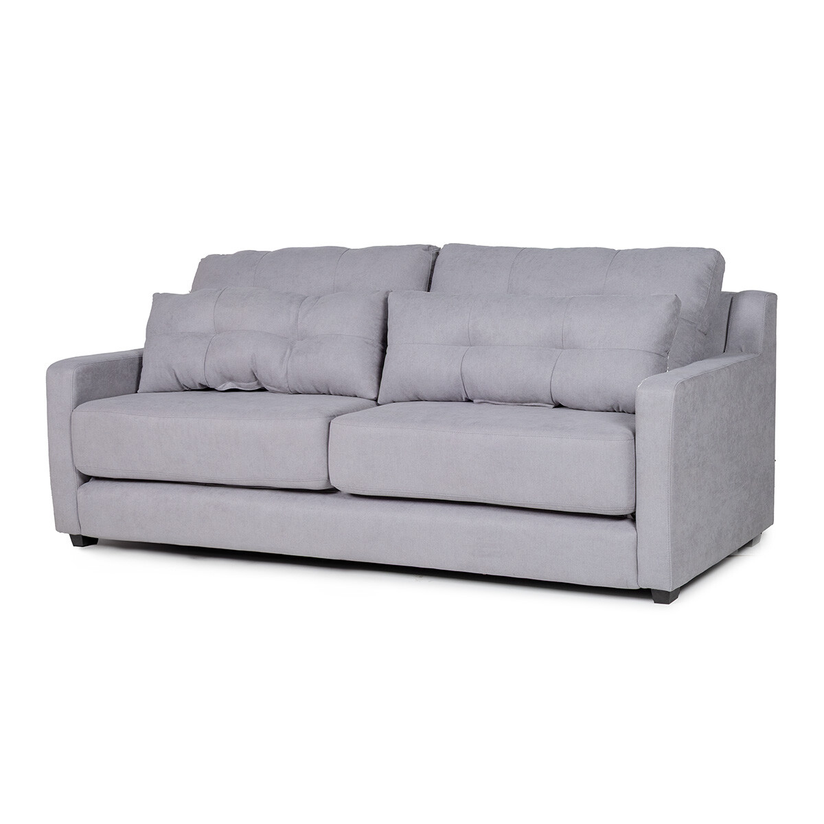 Sofá Cama Nizza - Tela Microfibra - 12074 (Gris) 