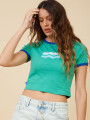 T-SHIRT NULI RUSTY Aqua