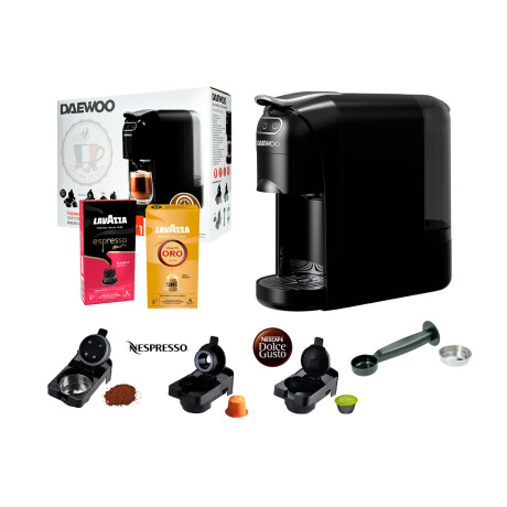 Cafetera multicapsula Daewoo + 20 capsulas Lavazza Cafetera multicapsula Daewoo + 20 capsulas Lavazza