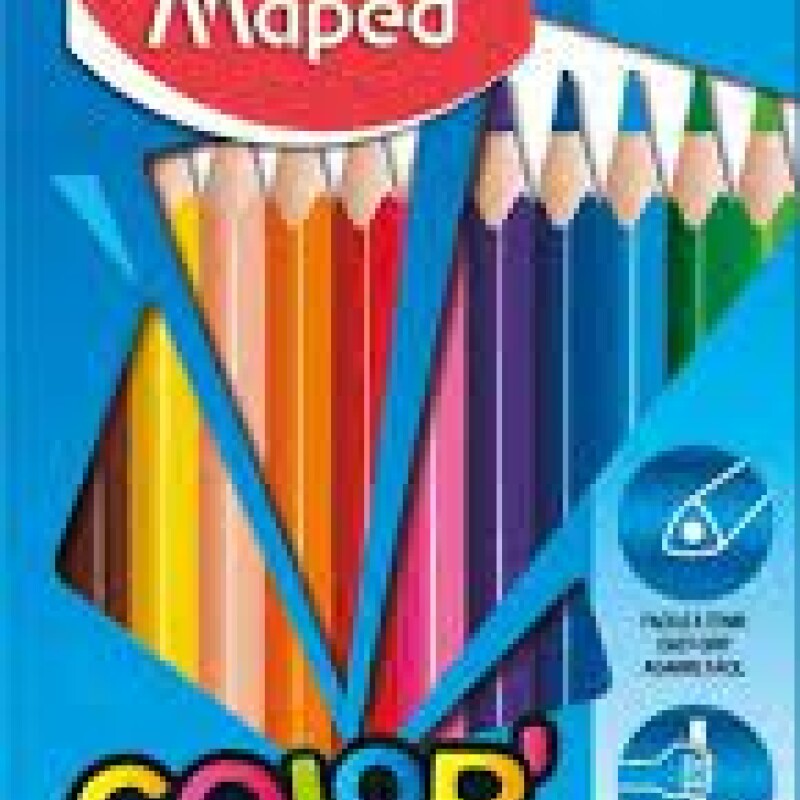 Lápices De Colores Maped Color' Peps Strong X12 Lápices De Colores Maped Color' Peps Strong X12