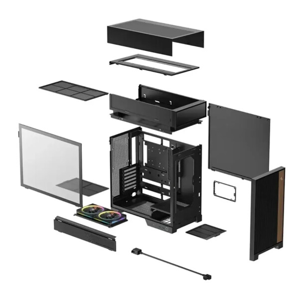 Gabinete Deepcool Cl660 Con Refrigeracion Liquida GABINETE DEEPCOOL CL660 WATERCOOLING