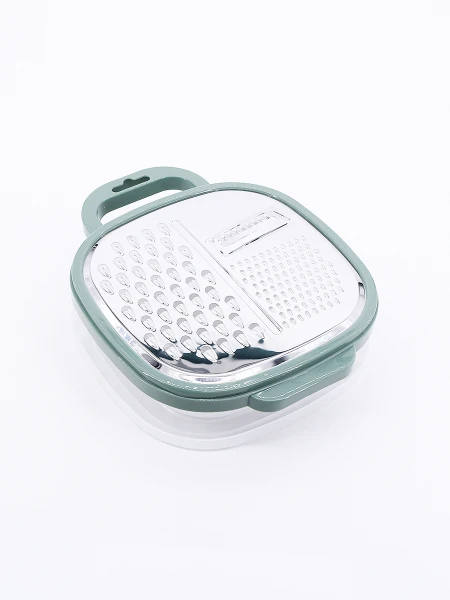 RALLADOR CON DISPENSADOR VERDE