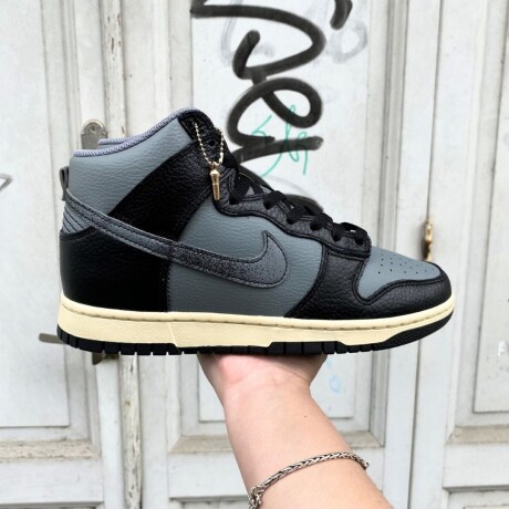 Championes Nike Dunk High Retro Black/Grey