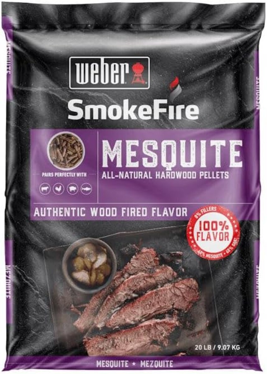 Pellets de madera Mesquite Weber 