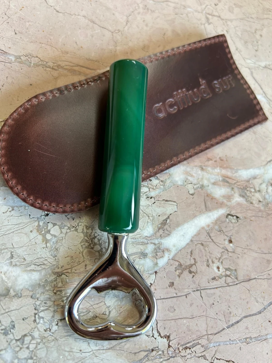 Round Beer Opener verde n/a