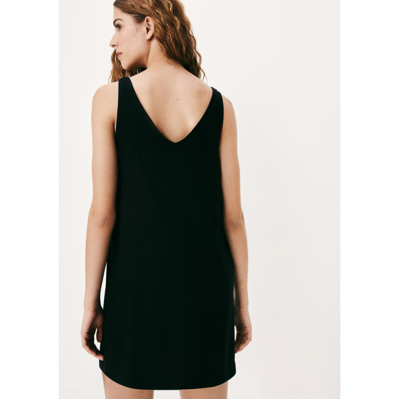 VESTIDO CURTO FEM PRETO ESCURO