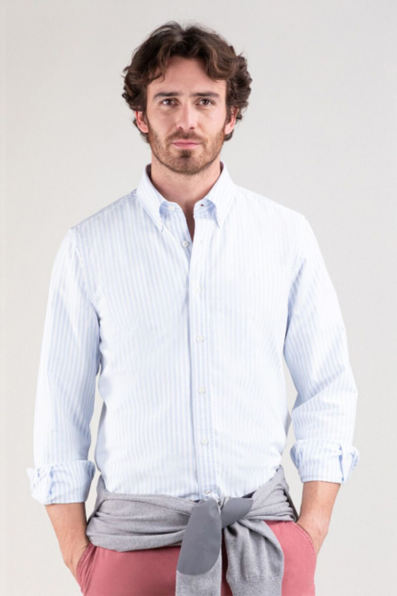 Camisa Oxford El Ganso - Kodak Celeste