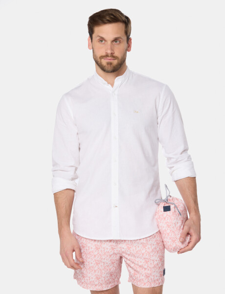 SHORT DE BAÑO ESTAMPADO Bordo