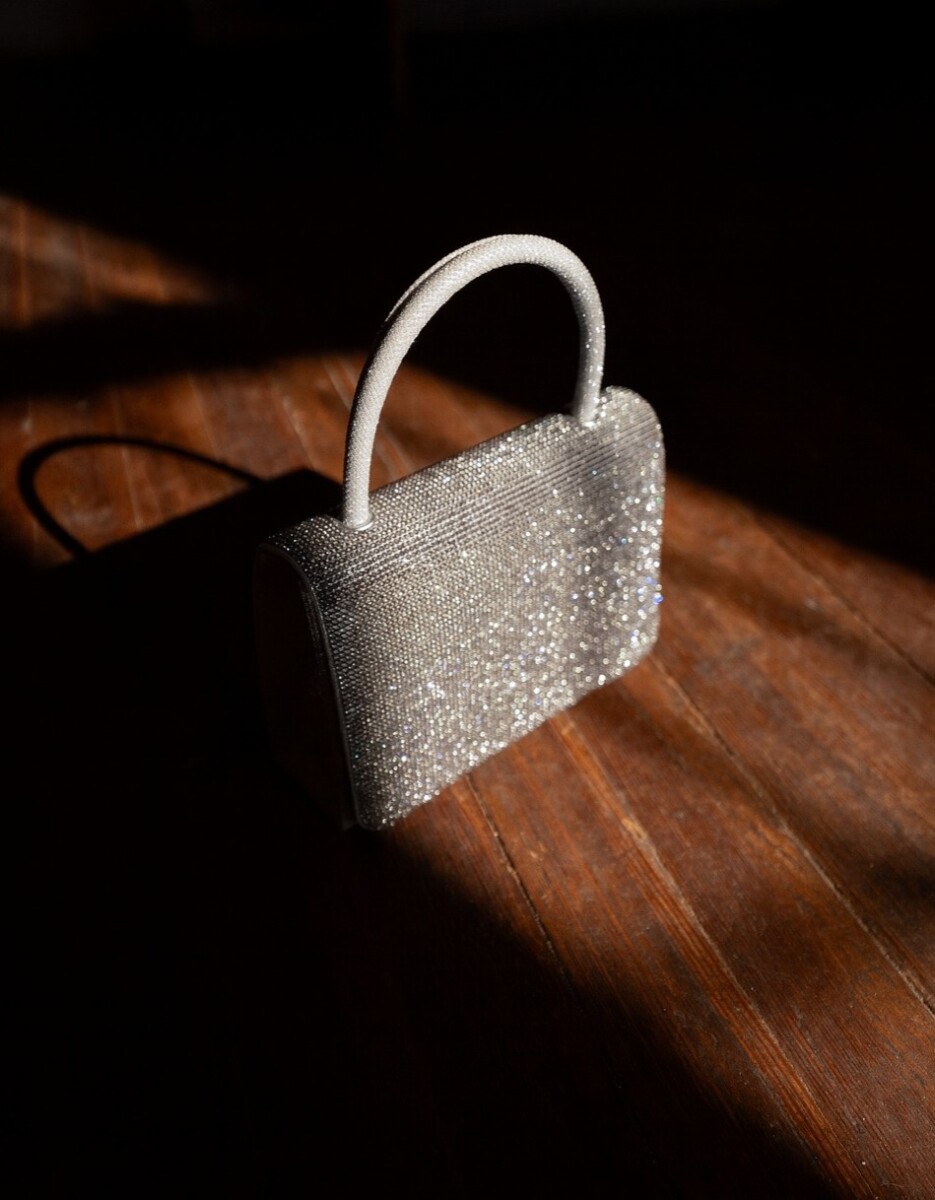 Cartera Sostra - Plateado 