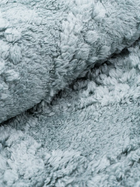 PIE DE CAMA FLANNEL MOSAICO GRIS
