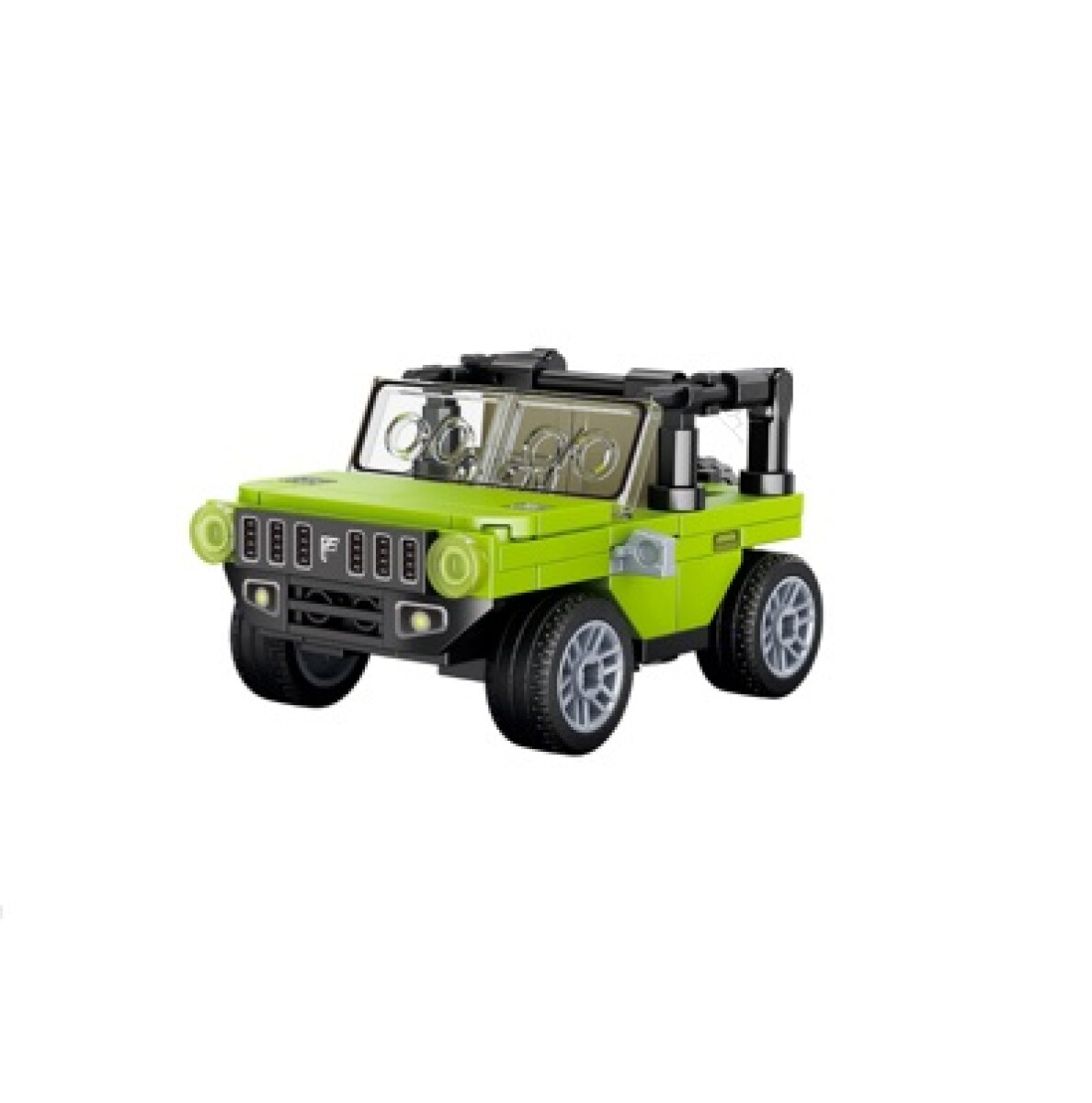 Juguete Bloques Jeep - verde 