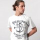 T-Shirt Print V27 Ocean White