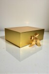 Caja Rigida Plegable con iman 24,5x33x12 cm ORO