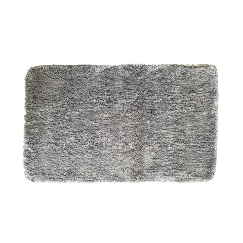 Alfombra Baño con Pelo Largo Home Class 45 x 75 cm GRIS
