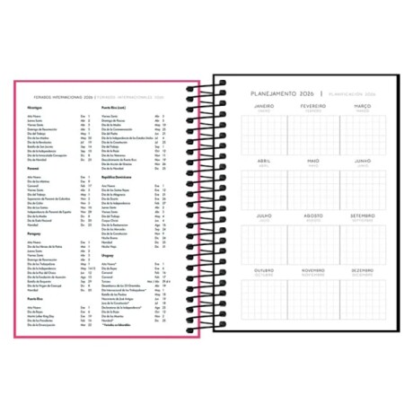 Agenda Tilibra 2026 Neon Celeste