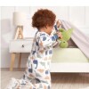 Pijama Micropolar con pie Gerber Dinos Celestes