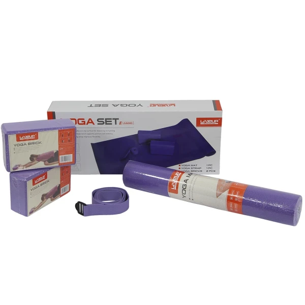 Set Para Yoga Live Up Morado