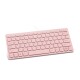 Teclado mini MK82 rosa