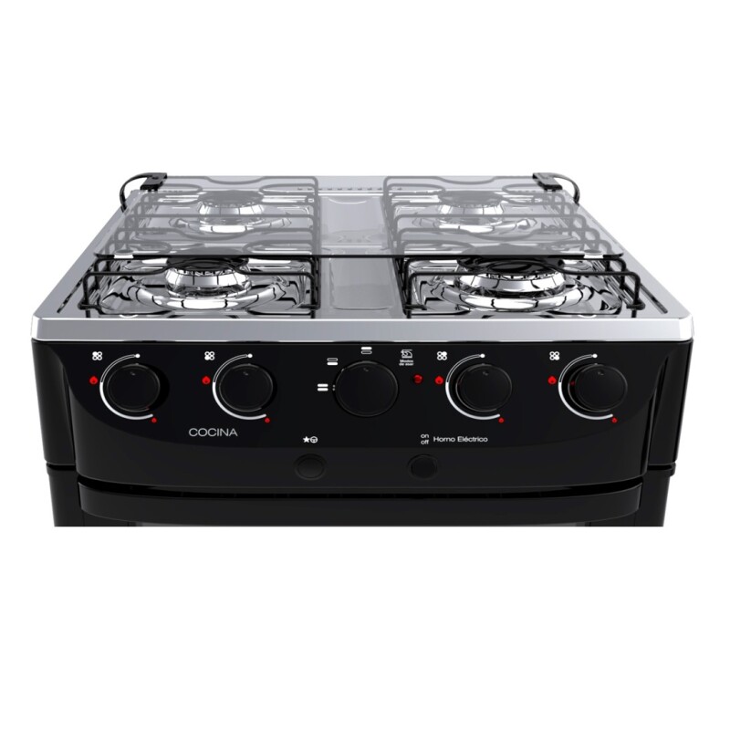 Cocina Tem Combinada Loli 4h 4 Hornallas Color Negro Cocina Tem Combinada Loli 4h 4 Hornallas Color Negro