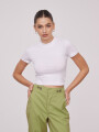 Remera Flored Blanco