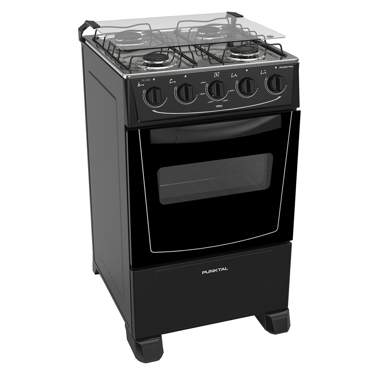 Cocina Punktal PK-268 Negra 