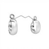 Caravanas Aros anchos- Plata 925 - Sin piedra - CA4120 sinpiedra